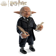 Load image into Gallery viewer, The Ashton-Drake Galleries Harry Potter Gringotts Bank Head Goblin Portrait Figure Hand-painted Vinyl Poseable 16.5-inches - RCE Global Solutions
