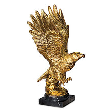 Load image into Gallery viewer, The Bradford Exchange Triumphant Treasure Zinc Alloy Cast 18K Gold Standard Eagle Sculpture 7.5"-Inches - RCE Global Solutions