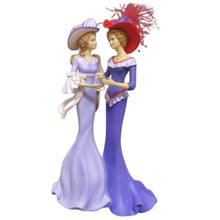 Load image into Gallery viewer, The Hamilton Collection My Daughter, Now My Friend Collection Issue #2: My Daughter My Gift From Above Figurine, Mother and Daughter Victorian Sculpture, Handcrafted Collectible with Feather and Glitter Accents by Thomas Kinkade 7-3/4-inches