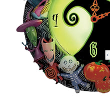Load image into Gallery viewer, The Bradford Exchange Disney Tim Burton's The Nightmare Before Christmas Wall Clock Handcrafted Timepiece with Eight Lovable Characters - A Must-Have for Halloween & Disney Collectors 11-Inches - RCE Global Solutions