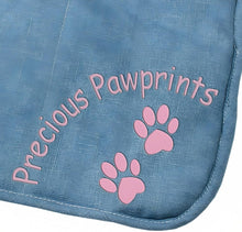 Load image into Gallery viewer, The Ashton-Drake Galleries Precious Paws Naptime Pad Doll Accessory Adorable Pawprints Nap Mat for Two Dolls Fits up to 18-Inches Long - RCE Global Solutions
