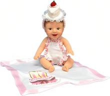 Load image into Gallery viewer, The Ashton - Drake Galleries Life's A Piece Of Cake Cute Realistic Little Baby Girl Doll Figurine by Sherry Rawn 5.5"-inches - RCE Global Solutions