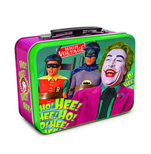 Load image into Gallery viewer, The Bradford Exchange BATMAN Classic TV Series Mini Lunchbox Collection Issue #2 The Joker Lunchbox with Original Retro-style Artwork 5-inches