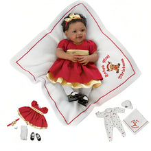 Load image into Gallery viewer, The Ashton-Drake Galleries So Truly Real® Baby’s First Christmas Collectible Doll with RealTouch® Skin and Hand-Rooted Hair by Master Doll Artist Waltraud Hanl 19-inches - RCE Global Solutions