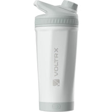 Load image into Gallery viewer, VOLTRX ChillMix Shaker Bottle Insulated Stainless Steel - USB C Rechargeable Electric Protein Shake Mixer, Shaker Cups for Protein Shakes and Meal Replacement, 16 oz