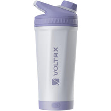 Load image into Gallery viewer, VOLTRX ChillMix Electric Protein Shaker Sports Bottle 16 oz Insulated Stainless Steel Portable USB C Rechargeable Easy to Clean Leakproof Double Wall