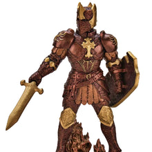 Load image into Gallery viewer, The Bradford Exchange The Lord's Strength Sculpture Collection Issue #15 Glory and Splendor Religious Knight Cold-Cast Bronze with 24K Gold-Plated Challenge Coin 12-inches - RCE Global Solutions