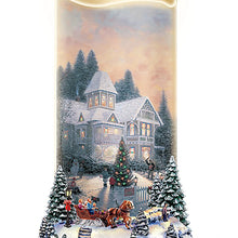 Load image into Gallery viewer, Thomas Kinkade Flurries of Light Candles with Snowflake Projectors - Peace #2 - RCE Global Solutions
