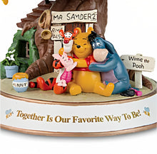 Load image into Gallery viewer, The Bradford Exchange Disney's Winnie The Pooh Hundred Acre Wood Collection Issue #1 'Together is Our Favourite Way to Be' Sculpture 7.5-inches - RCE Global Solutions