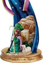 Load image into Gallery viewer, The Bradford Exchange Glory to God in The Highest Nativity Angel Figurine Issue #5 Hand-Sculpted 3D Artwork and Exquisite Hand-Painted Details Renaissance-Inspired Design by T-Kinkade 6-inches - RCE Global Solutions