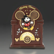 Load image into Gallery viewer, The Bradford Exchange Disney Mickey Mouse Retro Sculpture Collection Issue #1: 1928 Original Retro Radio Handcrafted Vintage-Inspired Radio with Lights and Disney Music 6-Inches - RCE Global Solutions