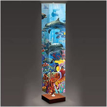 Load image into Gallery viewer, The Bradford Exchange Ocean's Splendor Floor Lamp with Foot Pedal Switch by David Penfound 60-inches - RCE Global Solutions