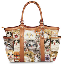 Load image into Gallery viewer, The Bradford Exchange Cats With Purr-Sonality Tote Bag by Kayomi Harai 18"-Inches - RCE Global Solutions