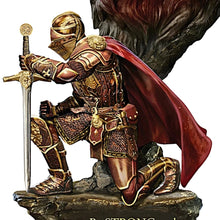 Load image into Gallery viewer, The Bradford Exchange Strong and Courageous Lion of Judah Defenders Of The Lord Religious knight Cold-Cast Bronze Sculpture Collection 6" W x 10.5" H - RCE Global Solutions