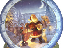 Load image into Gallery viewer, The Bradford Exchange Checking it Twice Santa's On His Way Christmas Plate Christmas Decorations by Artist Scott Gustafsonsd 8.25-Inches - RCE Global Solutions