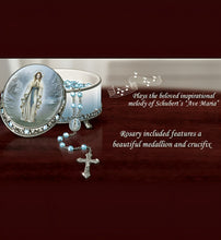 Load image into Gallery viewer, The Bradford Exchange Our Lady of Lourdes Rosary Music Box: A Symbol of Eternal Faith and Comfort by Hector Garrido 3.62-Inches - RCE Global Solutions