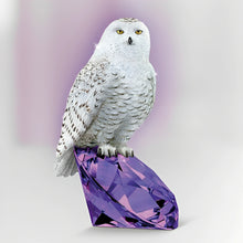 Load image into Gallery viewer, The Hamilton Collection Protector of Amethyst Messengers Of Precuious Virtue Handcrafted and Hand-Painted Featuring Shimmering Glitter and Expertly Carved Amethyst-Inspired Stone Owl Figurine by Nene Thomas 5.25-inches - RCE Global Solutions