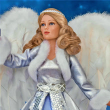 Load image into Gallery viewer, The Ashton-Drake Galleries Carol of the Bells Angel Portrait Doll with Glowing Skirt Plays Carol of the Bells Song Poseable with Feathered Wings Silver Bells and Holiday Gown Christmas Collectible Doll 24-inches - RCE Global Solutions