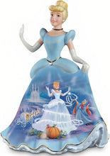 Load image into Gallery viewer, The Bradford Exchange Disney Forever Cinderella Heirloom Porcelain Bell Collection Magical 3D Cinderella Gown with 2D Movie Art Hand Sculpted & Hand Glazed Delightful Figurine 7.75-inches - RCE Global Solutions