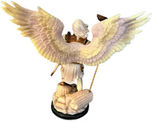 Load image into Gallery viewer, The Bradford Exchange Archangels, Holy Protectors Sculpture Collection Issue #3 ' St. Raphael: Healer' by Cold-Cast Marble Sculpture with Hand-Painted Metallic Accents by Master Artisans 10-Inches - RCE Global Solutions