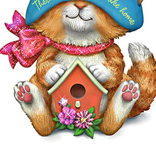 Load image into Gallery viewer, The Hamilton Collection Gnomies Meow And Fur-ever Figurine Collection Issue #1: There's Gnome Place Like Home Handcrafted & Hand-Painted with Glitter Accents by Blake Jensen 4.5-Inches - RCE Global Solutions