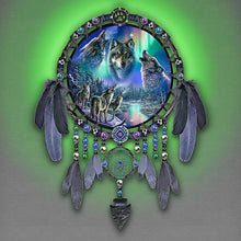 Load image into Gallery viewer, The Bradford Exchange Natural Wonder Illuminated Dreamcatchers from Aurora Borealis Wall Decor Collection Issue #1 by James Meger 12.5-inches - RCE Global Solutions