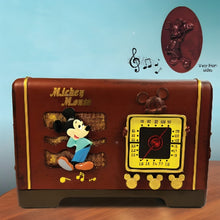 Load image into Gallery viewer, The Bradford Exchange Disney Mickey Mouse Retro Sculpture Collection Issue #4: Melody Groove Handcrafted Vintage-Inspired Radio with Lights and Disney Music 6-inches