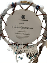 Load image into Gallery viewer, The Bradford Exchange Golden Generations Dream Guardians Native American Wolf Dreamcatcher Wall Decor Sentinels of the Spirits Collection Issue # 5 by Eddie LePage 13.5-inches - RCE Global Solutions