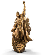 Load image into Gallery viewer, The Bradford Exchange DC Comics The HALL OF JUSTICE Sculpture Collection Issue #1: Superman Bronze Statue Handcrafted Limited Edition Collectible 9.5-inches