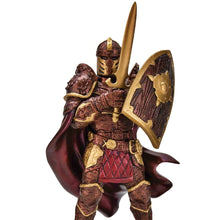 Load image into Gallery viewer, The Bradford Exchange The Lord's Strength Sculpture Collection Issue #16 Guard Your Heart Religious Knight Cold-Cast Bronze with 24K Gold-Plated Challenge Coin 12-inches - RCE Global Solutions