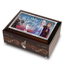 Load image into Gallery viewer, Disney FROZEN 2 Mahogany-Finished Heirloom Music Box by The Bradford Exchange - RCE Global Solutions