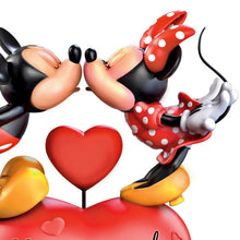 Load image into Gallery viewer, The Bradford Exchange Disney Mickey Mouse And Minnie Mouse Figurine Hand-Painted Musical Collectible with Spinning Heart & “Always in My Heart” Melody 6.25-inches