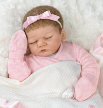 Load image into Gallery viewer, The Ashton-Drake Galleries "Emily" 20th Anniversary Lifelike Signature Edition Homecoming Baby Doll By Linda Webb 20-inches