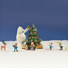 Load image into Gallery viewer, The Bradford Exchange Rudolph The Red-Nosed Reindeer Village Collection Issue #5 Bumble And Town Christmas Camp Christmas Village Display Illuminated Lighted Holiday Decor Hand Painted Sculpture 8.75-Inches