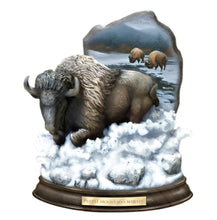 Load image into Gallery viewer, The Bradford Exchange Wild Wings Buffalo "Purple Mountains Majesty" Lifelike American Bison Sculpture by Rosemary Millette 9-inches - RCE Global Solutions