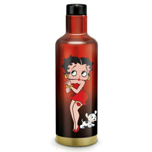Load image into Gallery viewer, The Bradford Exchange Betty Boop™ Drinkware Collection Issue #2 17 oz. Insulated Stainless Steel Water Bottle Featuring Durable Artwork of Betty Boop and Pudgy™ 10.5-inches - RCE Global Solutions