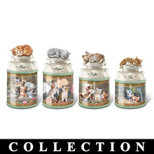 Load image into Gallery viewer, The Bradford Exchange Kitten Canister Coffee Cozy Kittens Canister Collection Issue #2 by Jurgen Scholz 10 to 11.73-inches - RCE Global Solutions