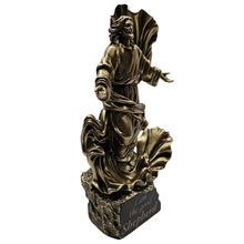 Load image into Gallery viewer, The Bradford Exchange Light Of The World Sculpture Collection Issue #6: 'The Good Shepherd' Handcrafted Cold-Cast Bronze Illuminated with Inspirational Scripture 11-inches - RCE Global Solutions