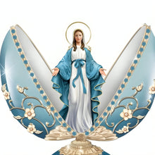 Load image into Gallery viewer, The Bradford ExchangeThe Miracle of Lourdes Religious Music Box Inspired by Peter Carl Faberge's Legendary Eggs Hand-Painted Our Lady of Lourdes Sculpture with 22K-Gold Accents and Sparkling Jewels Plays Franz Schubert's "Ave Maria" 3.5" W x 6.5" H" - RCE Global Solutions