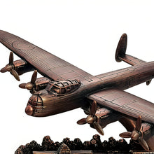 Load image into Gallery viewer, The Bradford Exchange "The Dambusters" WWII Aircraft Legends Sculpture Collection Limited Edition Handcrafted Resin Models with Polished Wooden Bases and Brass Plaques 80th Anniversary Commemorative Series 6.75" W x 5.5" H x 7.75" D - RCE Global Solutions