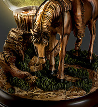 Load image into Gallery viewer, The Bradford ExchangeBlessings Of The Spirits Spiritual Reverence Illuminated Calling on the Spirits Sculpture Native American Inspired Shaman Masterpiece with Glass Lantern Handcrafted Bronze Statue by Chuck Ren 13-inches - RCE Global Solutions