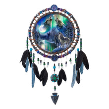 Load image into Gallery viewer, The Bradford Exchange Celestial Wildwood Illuminated Dreamcatchers Issue #3 from Aurora Borealis Wall Decor Collection by James Meger 9.5" W x 12.5" H - RCE Global Solutions