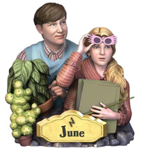 Load image into Gallery viewer, The Bradford Exchange HARRY POTTER Perpetual Calendar Collection Issue #3: May / Jun Hand-painted & Handcrafted 3.5-Inch Sculpture Officially Licensed with Custom 13.5-Inch HOGWARTS™ Castle Display - RCE Global Solutions