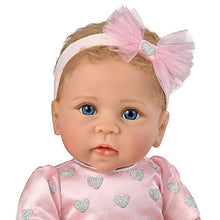Load image into Gallery viewer, The Ashton - Drake Galleries Light of My Life So Truly Real® Lifelike Baby Girl Doll with Light Up Skirt and Ottoman Set Weighted Poseable RealTouch® Vinyl Skin by Doll Artist Linda Murray 18-inches - RCE Global Solutions