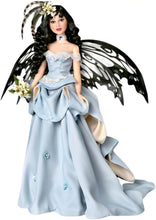 Load image into Gallery viewer, The Ashton - Drake Galleries "A Moment in Time" Fantasy Bride Vinyl Doll Elegantly Sculpted Quality Vinyl with Fairy Wings & Captivating Dark Eyes Fairy Doll by Nene Thomas 16-inches - RCE Global Solutions