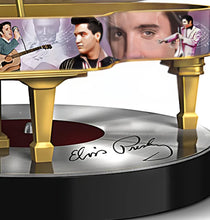 Load image into Gallery viewer, The Hamilton Collection Elvis Golden Piano Musical Figurine Plays Love Me Tender Meticulously Cast and Hand Painted 7.25-inches - RCE Global Solutions