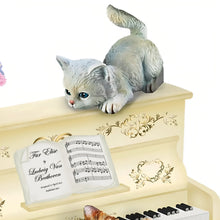 Load image into Gallery viewer, The Bradford Exchange Cats Put a Song in Our Hearts Music Box Handcrafted Kittens Playing 'Fur Elise' Adorable Cat Sculptures Perfect Gift for Cat Lovers 6.5" W x 6" H-inches - RCE Global Solutions