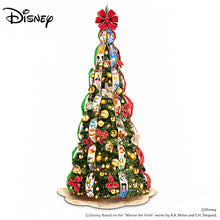 Load image into Gallery viewer, The Bradford Exchange Ultimate Disney Wondrous Pre Lit Pull Up Christmas Tree Assembles in 3 Easy Steps Pre Decorated with Disney Art Ribbons 46 Ornaments and 200 Clear Lights Holiday Decor 6.5ft - RCE Global Solutions