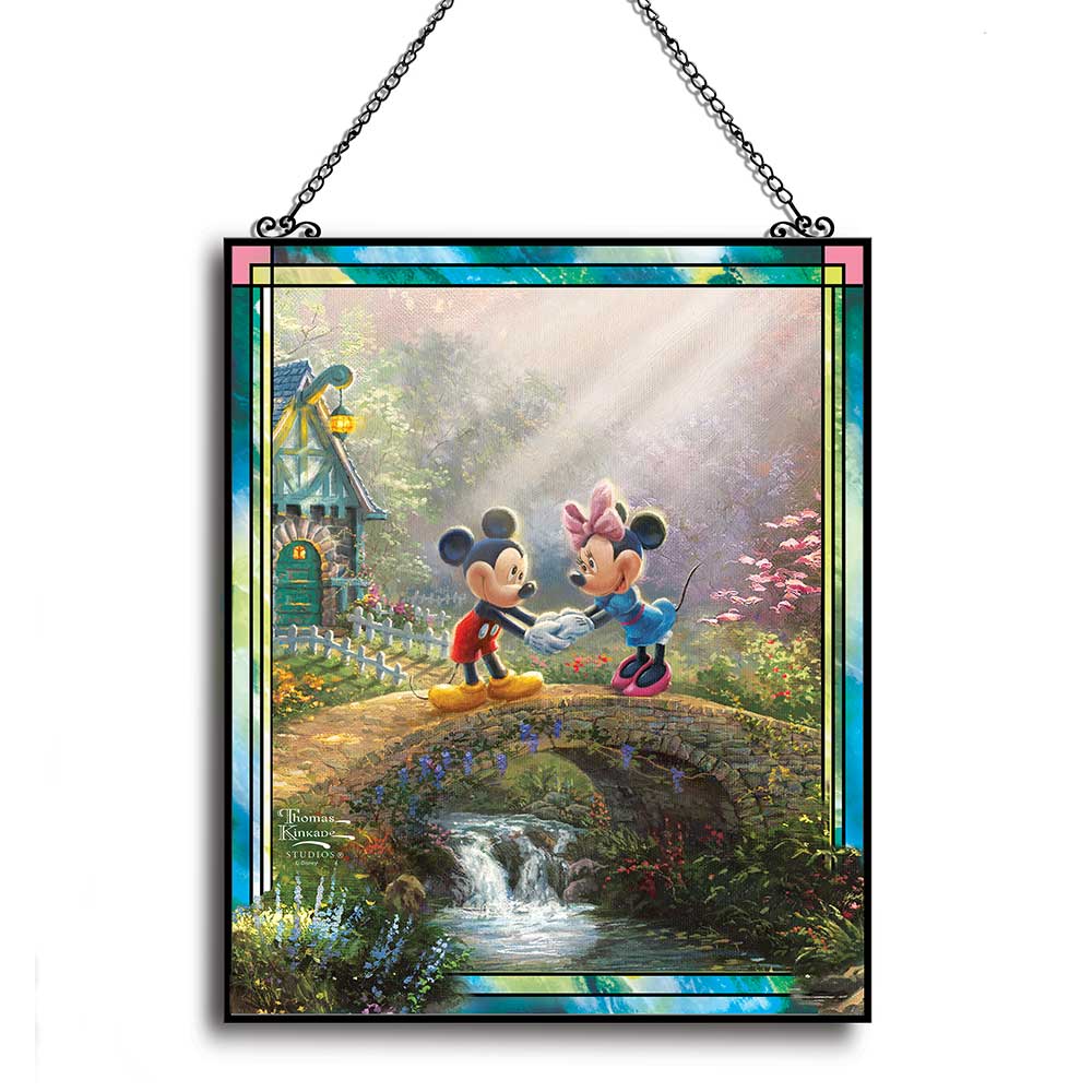 The Bradford Exchange Disney Mickey/Minnie Sweetheart Bridge The