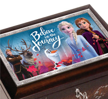 Load image into Gallery viewer, Disney FROZEN 2 Mahogany-Finished Heirloom Music Box by The Bradford Exchange - RCE Global Solutions